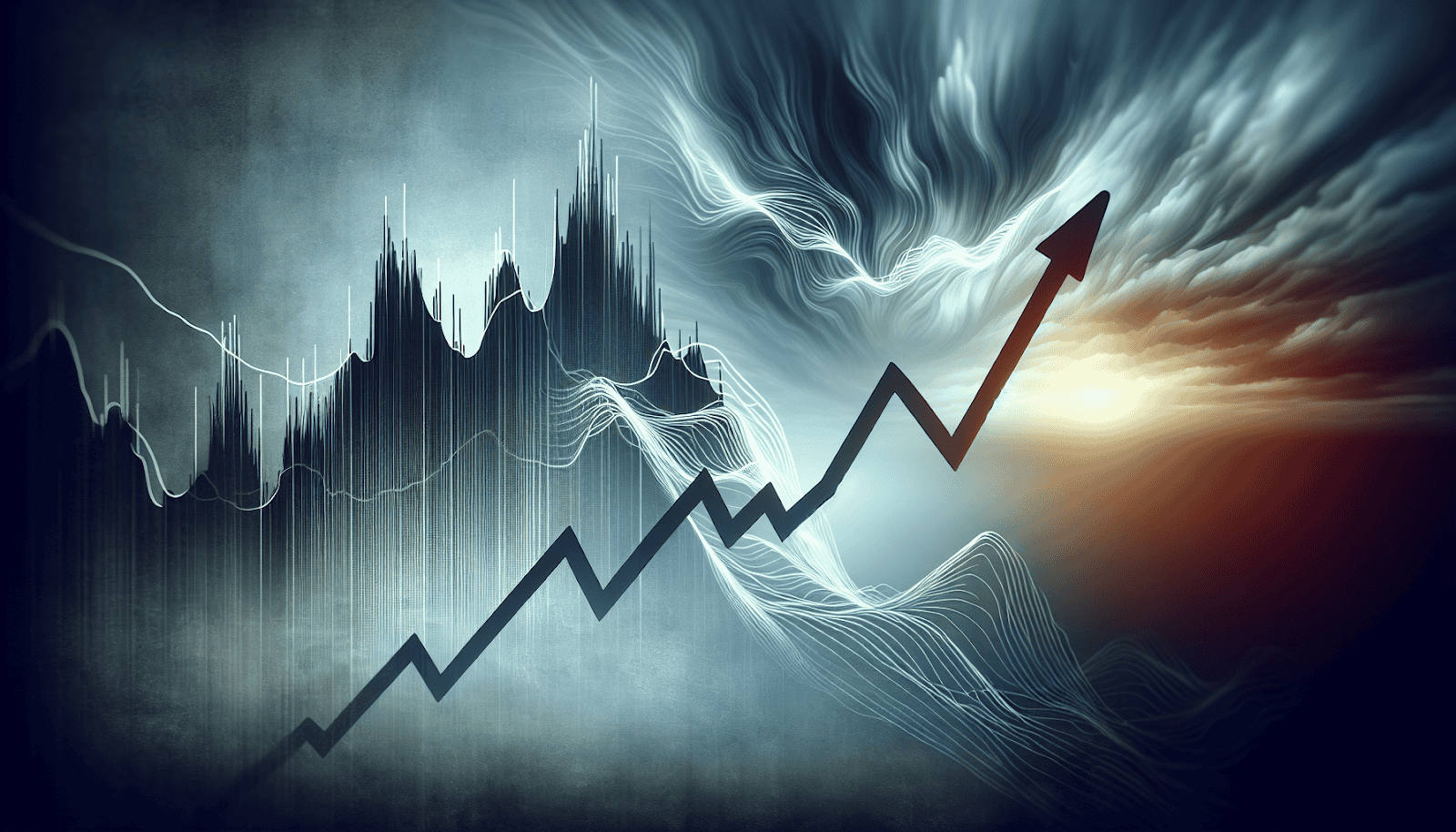 Market sentiment change in head and shoulders pattern