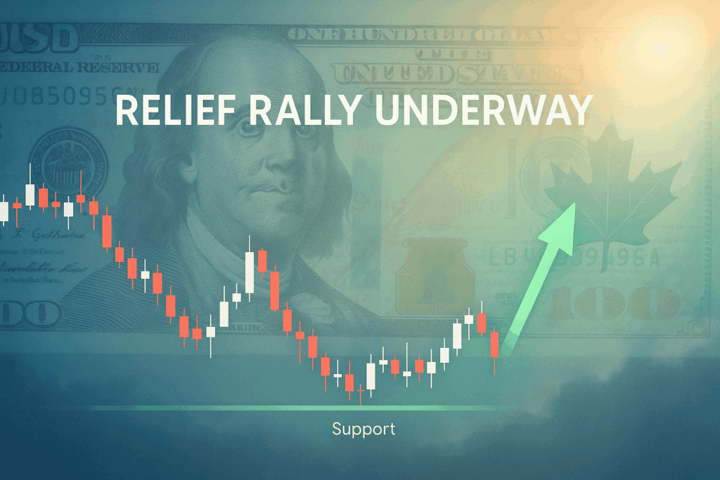 USD/CAD Elliott Wave: Relief Rally Underway