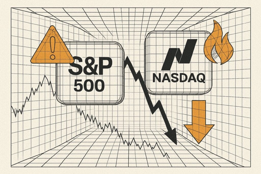 War Escalates, S&P 500 and Nasdaq at Risk of Decline