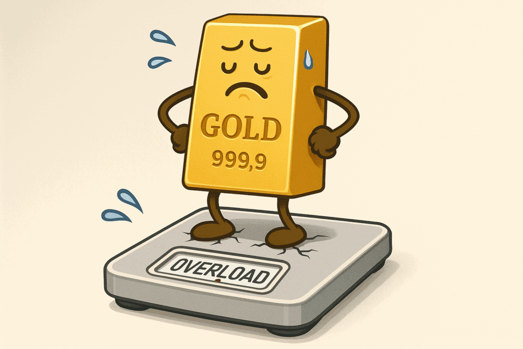 Gold Price Weigh’s In Heavy [Gold Elliott Wave]
