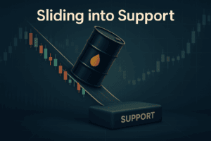 Crude Oil Elliott Wave: Sliding Into Support