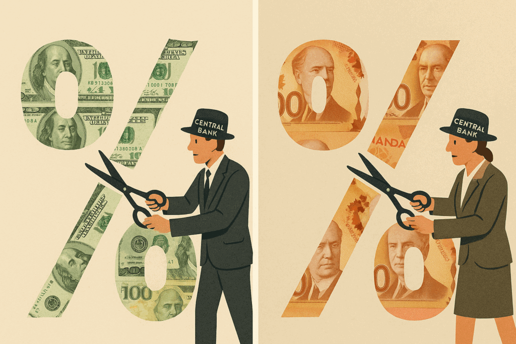 USD/CAD Elliott Wave: The Wake of a Double Rate Cuts