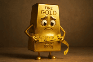 Gold Price Losing Weight Prior to Next Rally [Gold Elliott Wave]