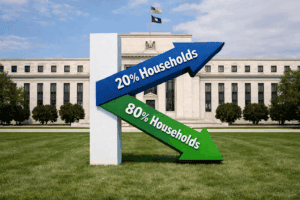 A K-Shaped Economy, Sticky Inflation, and a Bullish EUR/USD Triangle