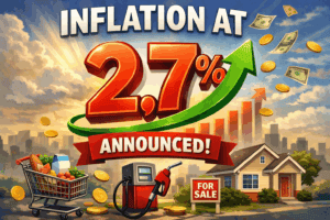 US CPI Data Holds Steady at 2.7% — What It Means for the Dollar and Stocks