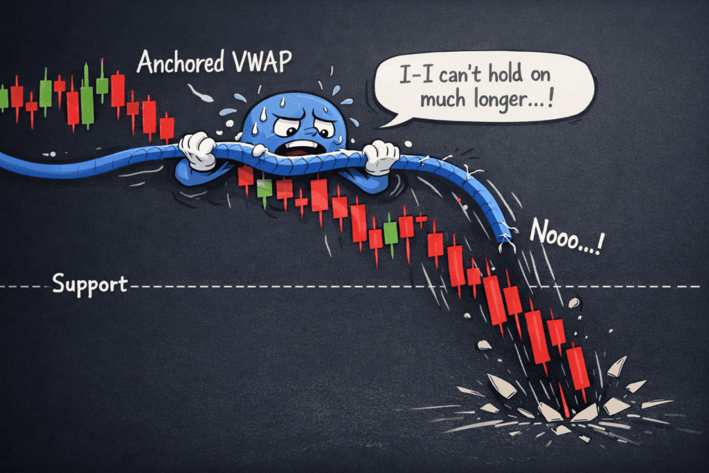 S&P 500 Cannot Be Protected by Anchored VWAP — Oil Shock Drives Markets Into a Risk-Off Week