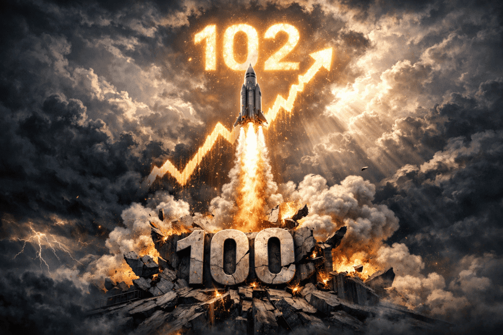 Dollar Reclaims 100 as Safe-Haven Demand Builds, 102 in Focus