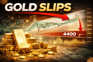 Gold Slips as Yields Climb