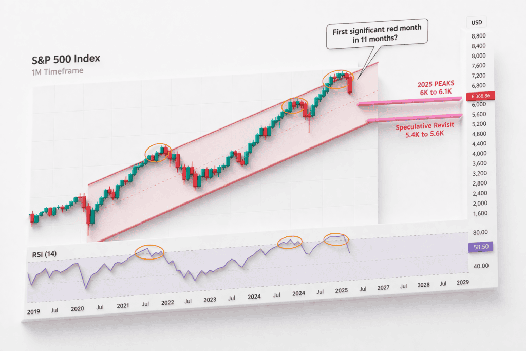 Warning: S&P 500 Heads for Worst Month Close in 11 Months
