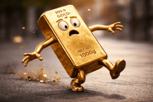 Gold Stumbles From Recent Highs (Elliott Wave)