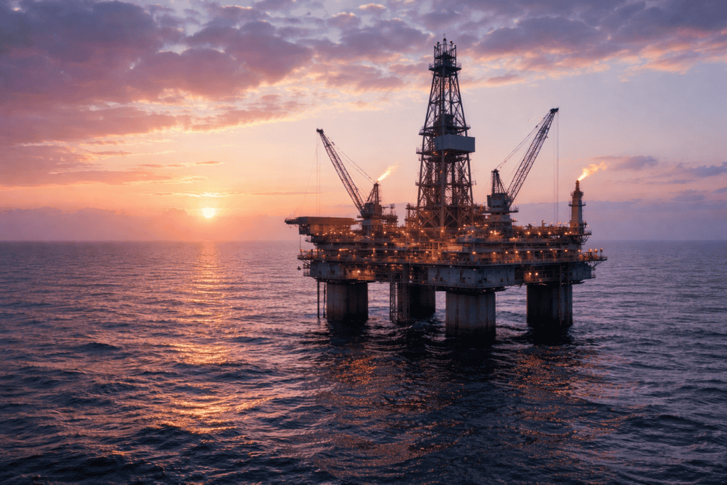 Oil steadies as geopolitics clash with rising inventories