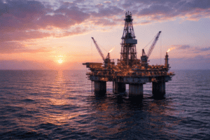 Oil steadies as geopolitics clash with rising inventories