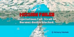 Ceasefire Fragility: US-Iran Talks Fail, Futures Reprice Hormuz