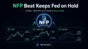 NFP Beat Supportive for DXY as Yields Climb