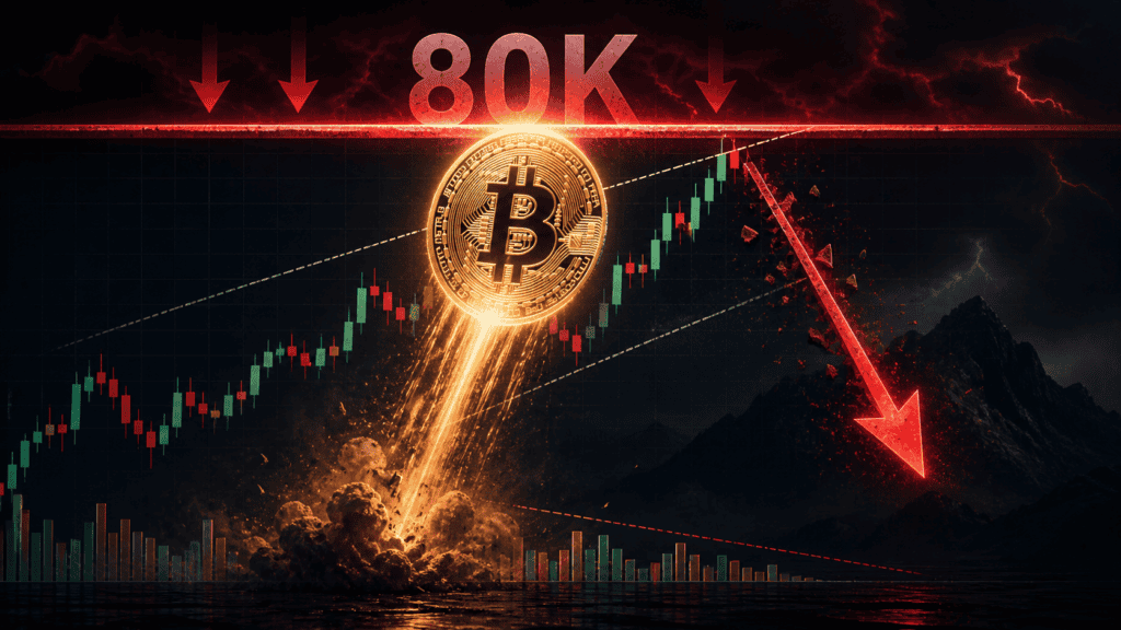 Caution for Bitcoin Holders: $80K Resistance and a Bear Flag Pattern