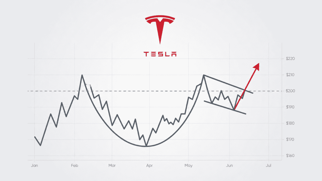 Potential Value Play: Massive Cup and Handle on TESLA Targets $765