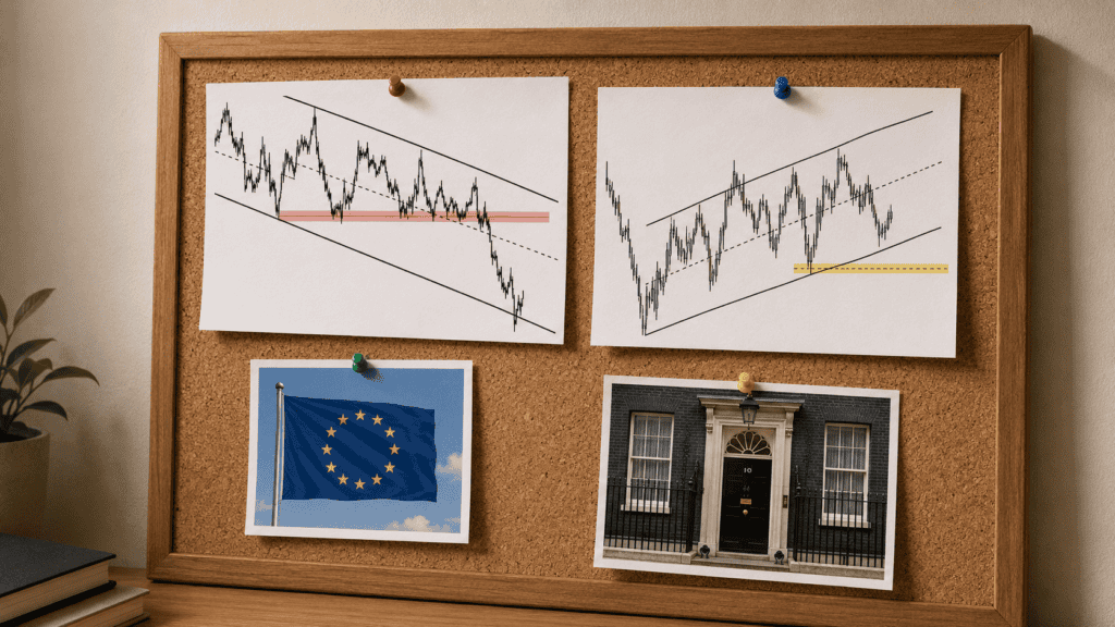 Sterling Steadies After Political Jolt as EUR Crosses Reach Key Technical Levels