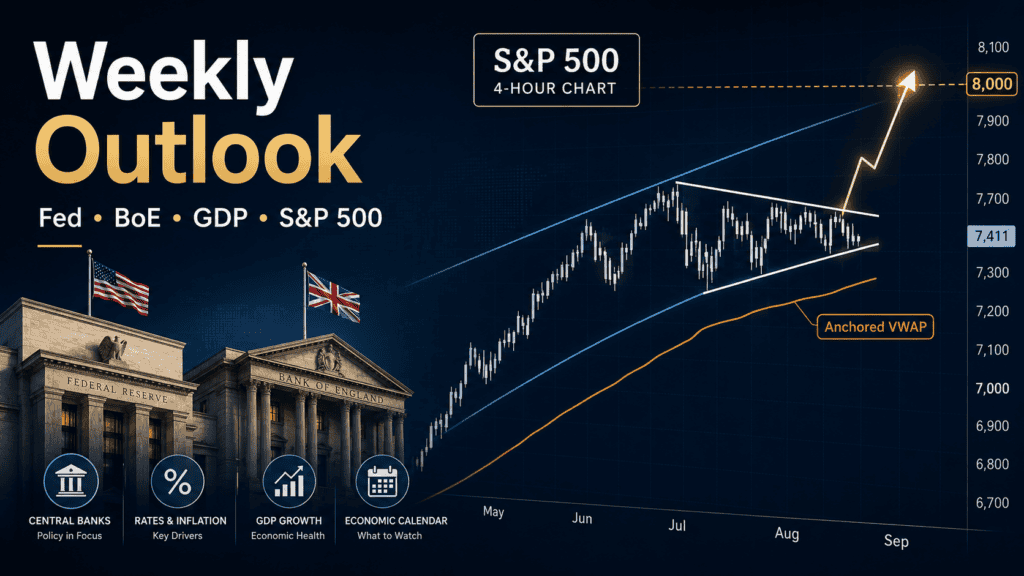 Fed and BoE Decisions Take Centre Stage as the S&P 500 Consolidates