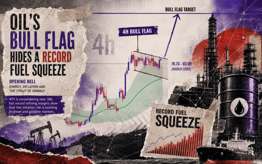 Oil’s Bull Flag Hides a Record Fuel Squeeze