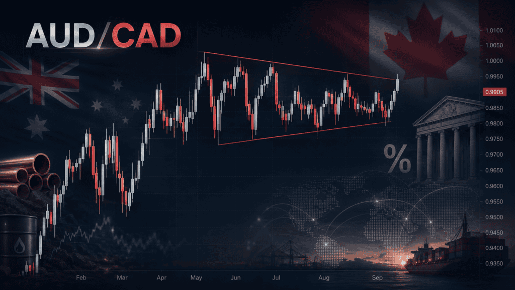 AUD/CAD Tests the Top of Its Triangle