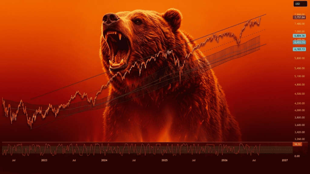 S&P 500 Is Testing the Top of a 4-Year Logarithmic Channel