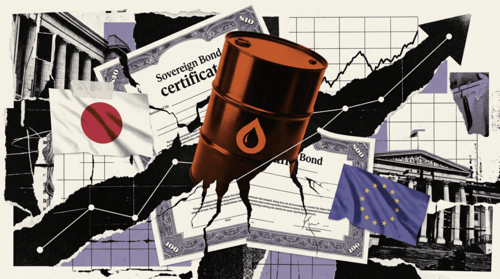 Global Bond Yields Surge as Oil Tests $100