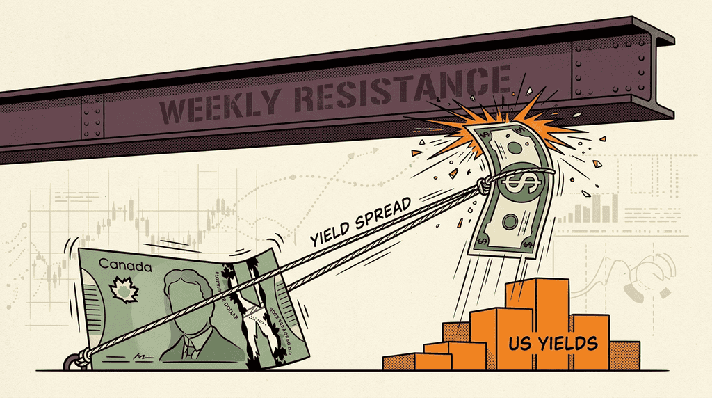 After a 5-Week Strong Uptrend, USDCAD Hits Major Resistance